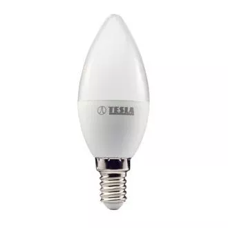 TESLA - LED CL140530-7, CANDLE Kerzenbirne, E14, 5W, 230V, 400lm, 25 000h, 3000K warmweiß,