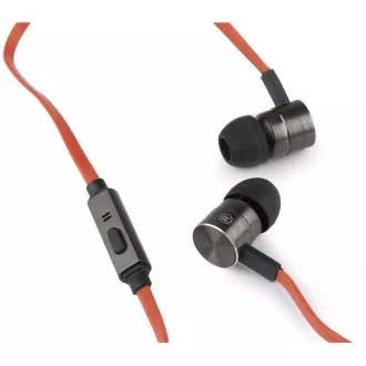 GEMBIRD Kopfhörer mit Mikrofon MHS-EP-LHR für MP3, Metall, Schwarz GEMBIRD Kopfhörer mit Mikrofon MHS-EP-LHR für MP3, Metall, Schwarz