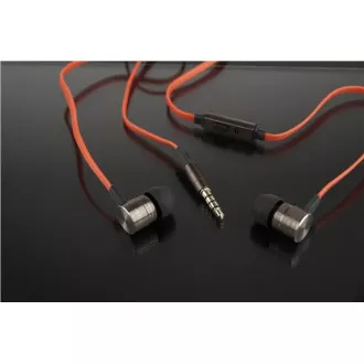 GEMBIRD Kopfhörer mit Mikrofon MHS-EP-LHR für MP3, Metall, Schwarz GEMBIRD Kopfhörer mit Mikrofon MHS-EP-LHR für MP3, Metall, Schwarz