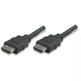 MANHATTAN HDMI Kabel mit Ethernet, geschirmt, 1m, Schwarz MANHATTAN HDMI Kabel mit Ethernet, geschirmt, 1m, Schwarz