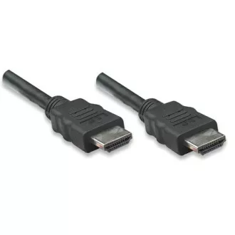 MANHATTAN HDMI Kabel mit Ethernet, geschirmt, 1m, Schwarz MANHATTAN HDMI Kabel mit Ethernet, geschirmt, 1m, Schwarz