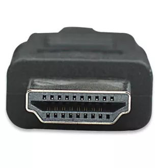 MANHATTAN HDMI Kabel mit Ethernet, geschirmt, 1m, Schwarz MANHATTAN HDMI Kabel mit Ethernet, geschirmt, 1m, Schwarz