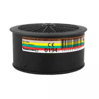 SUNDSTRÖM® SR 299-2 ABEK1HgP3 - für Halbmasken und Vollmasken H02-6512 SUNDSTRÖM® SR 299-2 ABEK1HgP3 - für Halbmasken und Vollmasken H02-6512