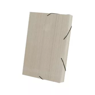 Platten 320 x 222 x 40 mm Luxor 3, mit Laschen und Gummi, braun