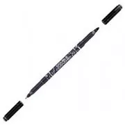 Marker Centropen duplex 3616 CD/DVD/BD schwarz zylindrische Spitze 0,6 und 2,5mm