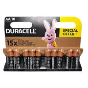 Duracell BASIC Einweg-Alkalibatterien AA, 10er-Pack
