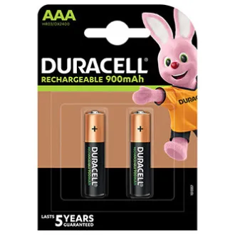DURACELL Wiederaufladbarer AAA-Akku 900 mAh 2 Stück