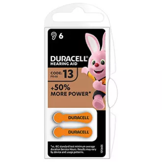 Duracell Einweg-Zink-Luft-Batterie ZA, 6er-Pack Duracell Einweg-Zink-Luft-Batterie ZA, 6er-Pack