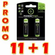 Powerton ENERGY RECHARGE Wiederaufladbare Ni-MH-Batterien AAA, 12x2-Pack