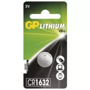 Lithium-Batterie, Knopfzelle, CR1632, 3V, GP, Blister, 1-Pack