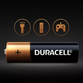 Duracell Einweg-Alkalibatterie AA, 4er-Pack