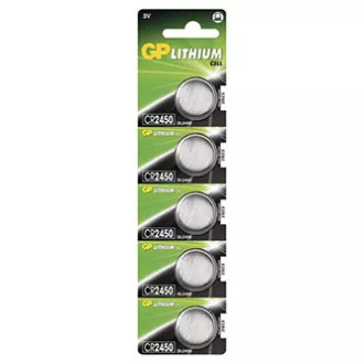 GP Lithium-Einwegbatterie CR2450, 5er-Pack GP Lithium-Einwegbatterie CR2450, 5er-Pack
