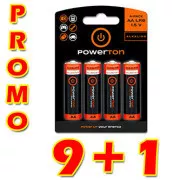 Alkaline-Batterien, AA (LR6), AA, 1,5V, Powerton, Schachtel, 10x4-Pack, PROMO-Schnäppchen-Pack