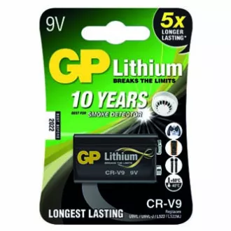 GP Einweg-Lithium-Batterie 9V, 1-Pack