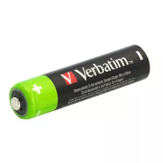 Wiederaufladbare Batterie, AAA (HR03), 1,2 V, 950 mAh, Verbatim, Blister, 4er-Pack Wiederaufladbare Batterie, AAA (HR03), 1,2 V, 950 mAh, Verbatim, Blister, 4er-Pack