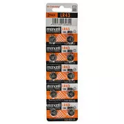 Alkalibatterien, LR43, LR43, 1,5V, Maxell, Blister, 10er-Pack
