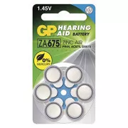 GP Einweg-Zink-Luft-Batterie ZA, 6er-Pack