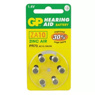 GP Einweg-Zink-Luft-Batterie ZA, 6er-Pack GP Einweg-Zink-Luft-Batterie ZA, 6er-Pack