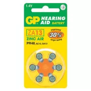GP Einweg-Zink-Luft-Batterie ZA, 6er-Pack