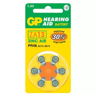 GP Einweg-Zink-Luft-Batterie ZA, 6er-Pack