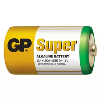 Alkalibatterie, LR20, 1,5 V, GP, Blister, 2er-Pack, SUPER, große Monozelle