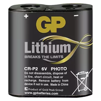GP Einweg-Lithium-Batterie CR-P2, 1-Pack GP Einweg-Lithium-Batterie CR-P2, 1-Pack