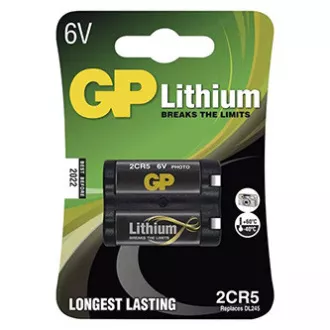 GP Einweg-Lithium-Batterie 2CR5, 1-Pack GP Einweg-Lithium-Batterie 2CR5, 1-Pack