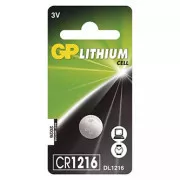 Lithium-Batterie, CR1216, 3V, GP, Blister, 1-Pack