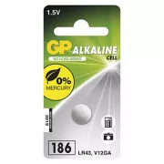 GP Einweg-Alkalibatterie LR43, 1er-Pack