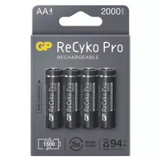 GP Wiederaufladbare Ni-MH-Batterie AA, 4er-Pack GP Wiederaufladbare Ni-MH-Batterie AA, 4er-Pack