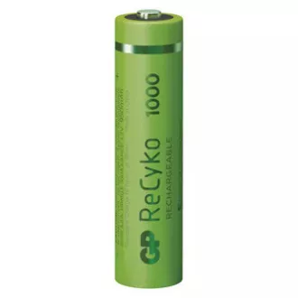 Wiederaufladbare Batterie, AAA (HR03), 1,2 V, 950 mAh, GP, Papierschachtel, 4er-Pack, ReCyko