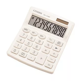 Citizen-Taschenrechner SDC810NRWHE, weiß, Tischmodell, 10-stellig, duale Stromversorgung, AUSVERKAUF Citizen-Taschenrechner SDC810NRWHE, weiß, Tischmodell, 10-stellig, duale Stromversorgung, AUSVERKAUF