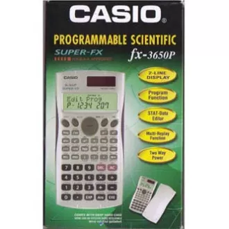Casio Taschenrechner FX 3650 P, weiß, programmierbar, 12 Ziffern Casio Taschenrechner FX 3650 P, weiß, programmierbar, 12 Ziffern