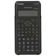 Casio Taschenrechner FX 82 MS 2E, schwarz, Schulrechner mit zweizeiligem Display