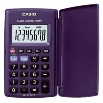 Casio Rechner HL 820 VER, blau, Taschenrechner, achtstellig Casio Rechner HL 820 VER, blau, Taschenrechner, achtstellig