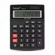 Rebell Taschenrechner RE-8118-12 BX, schwarz, Desktop, 12 Ziffern