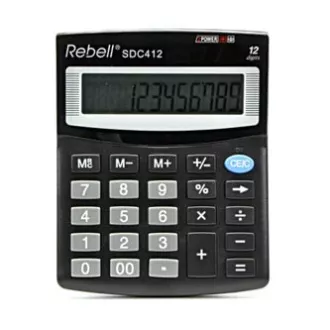 Rebell Taschenrechner RE-SDC412 BX, schwarz, Desktop, 12 Ziffern Rebell Taschenrechner RE-SDC412 BX, schwarz, Desktop, 12 Ziffern