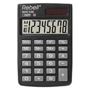 Rebell Taschenrechner RE-SHC108 BX, RE-SHC100N BX, schwarz, Pocket, achtstellig