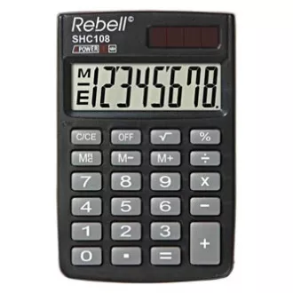 Rebell Taschenrechner RE-SHC108 BX, RE-SHC100N BX, schwarz, Pocket, achtstellig Rebell Taschenrechner RE-SHC108 BX, RE-SHC100N BX, schwarz, Pocket, achtstellig
