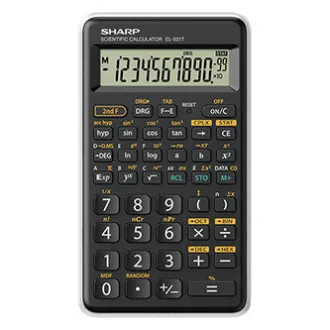 Sharp Taschenrechner EL-501TWH, schwarz, wissenschaftlich, zehnstellig Sharp Taschenrechner EL-501TWH, schwarz, wissenschaftlich, zehnstellig