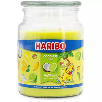 HARIBO Duftkerze Kokosnuss-Limette 510 g HARIBO Duftkerze Kokosnuss-Limette 510 g