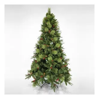 Eurolamp Künstlicher Weihnachtsbaum mit Tannenzapfen 180 cm