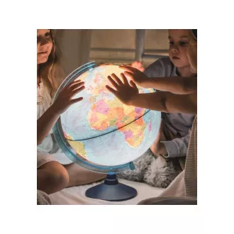 Alaysky Globus 32 cm Geprägter physischer und politischer Globus mit LED-Hintergrundbeleuchtung, in Slowakisch Alaysky Globus 32 cm Geprägter physischer und politischer Globus mit LED-Hintergrundbeleuchtung, in Slowakisch