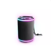 Energy Sistem Urban Box Black Supernova, wasserdichter Bluetooth 5.1 Lautsprecher, 16 W, verschiedene RGB-Lichteffekte
