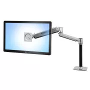ERGOTRON LX HD Sit-Stand Desk Mount LCD Arm, poliert, Schreibtischarm max 46" Display