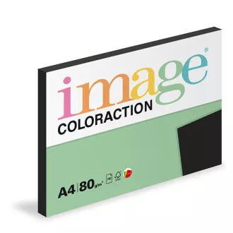 Image Coloraction Kunstdruckpapier A4/80g, Schwarz, 100 Blatt Image Coloraction Kunstdruckpapier A4/80g, Schwarz, 100 Blatt