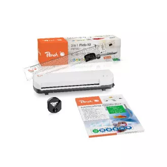 Peach 4 in1 Laminierkit PBP300, Set Laminiergerät PL707, Cutter PC100-04, Folienmix und Rollenschneider