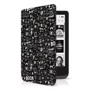 CONNECT IT Doodle-Tasche für PocketBook 616/618/627/628/632, DOODLE BLACK