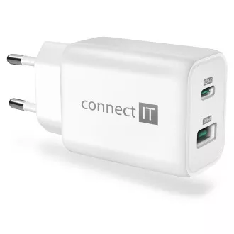 CONNECT IT Wanderer2 GaN Ladeadapter 1×USB-C 1xUSB-A, 33W PD, WEISS CONNECT IT Wanderer2 GaN Ladeadapter 1×USB-C 1xUSB-A, 33W PD, WEISS