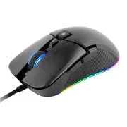 C-TECH Gaming Mouse Dawn (GM-24L), Casual Gaming, 6400 DPI, RGB-Hintergrundbeleuchtung, USB